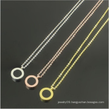 Stainless Steel Double Shell Necklace Fashion Jewelry Necklace (hdx1150)